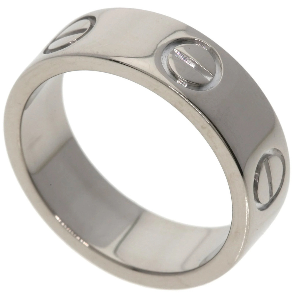 CARTIER Authentic 18k Silver Love Ring #48